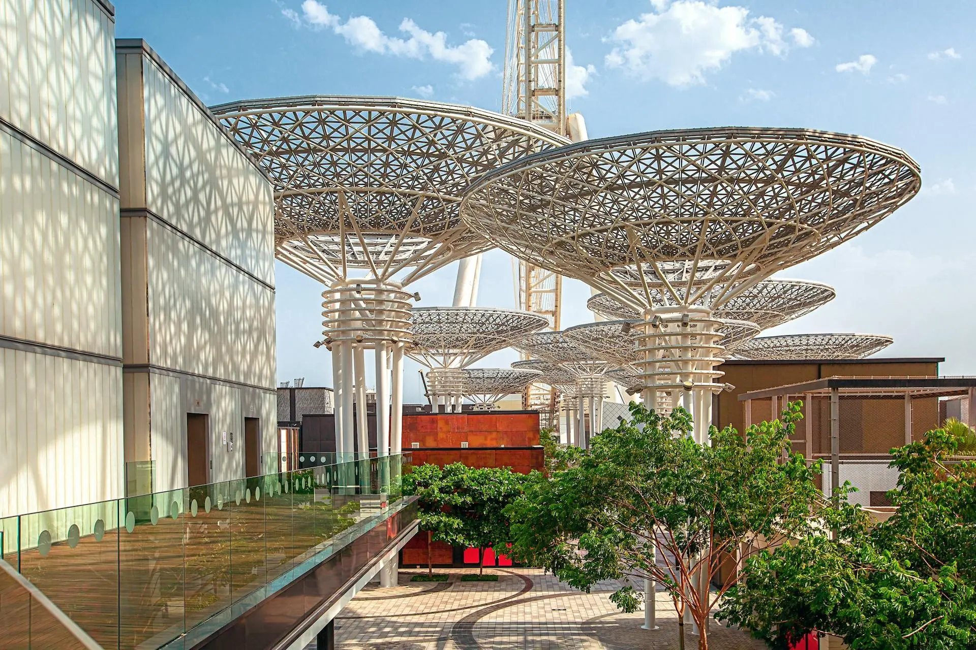 Modern university campus